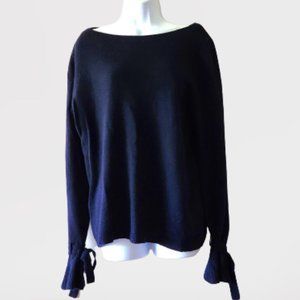 NWOT Midnight blue 100% fine Italian wool  sweater by BANANA REPUBLIC
